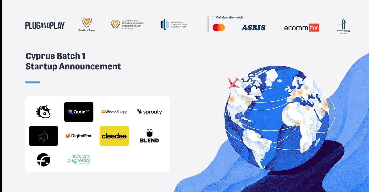  Plug and Play Cyprus names its first 10 startups — and Limassol cracks the global top 200