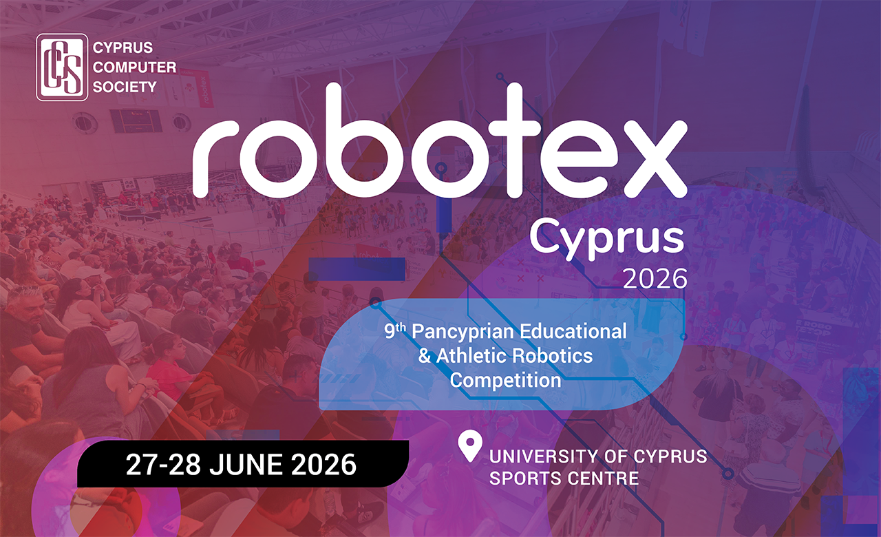 Robotex Cyprus 2026 - 9th Pancyprian Educational & Athletic Robotics Competition