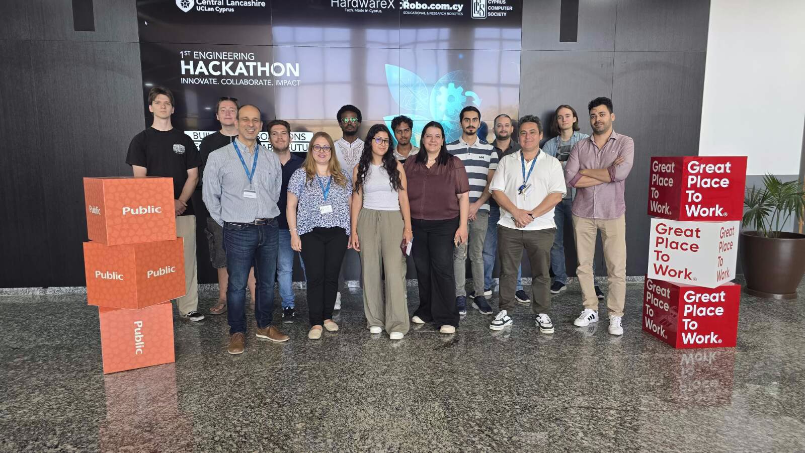 1st Engineering Hackathon at UCLan Cyprus