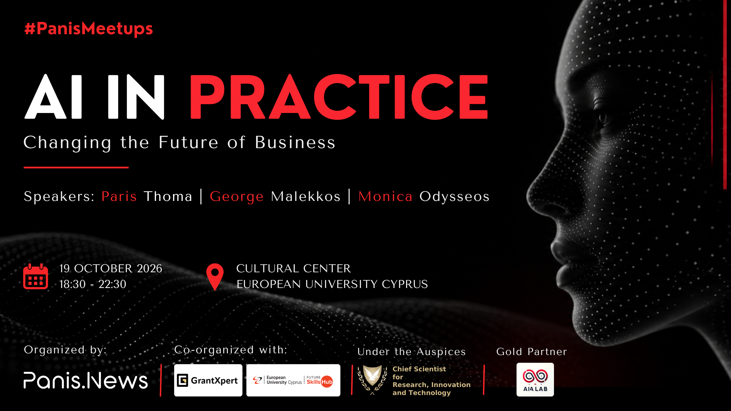 "Will your business be here in 2030?" — AI in Practice puts the question to Nicosia's SME owners on 19 October