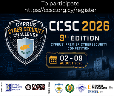 Cyprus Cyber Security Challenge (CCSC) 2026